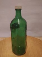 Bouteille verte ancienne "Poison" 1 litre 100cl Vintage 