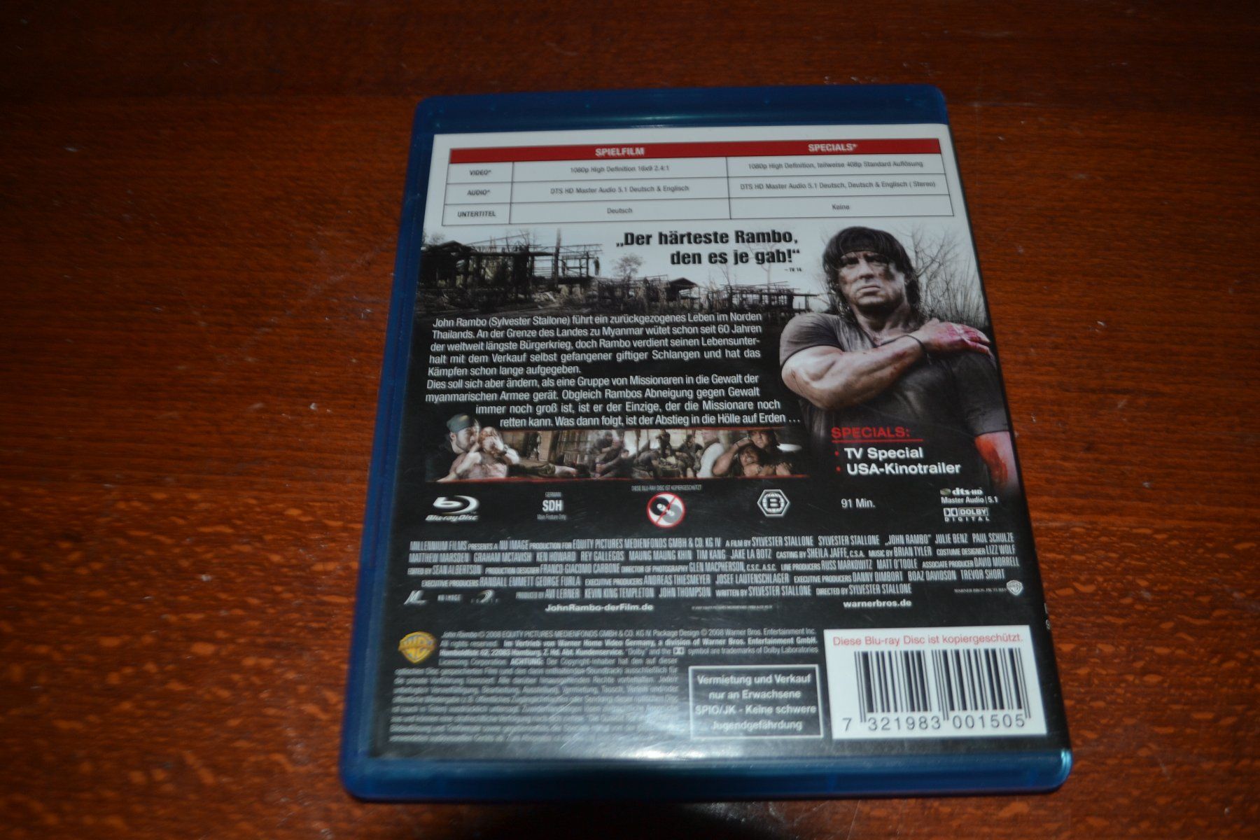Alle DVDs: John Rambo uncut – Gebraucht aus Laupen ZH von chefdom 1