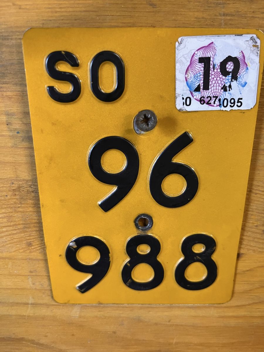 Insegne: Mofa SO nr. Schild – Usato da Staufen venduto da iker