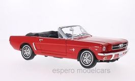 Ford Mustang Convertible 1964-1966 rot        1:18 von Welly