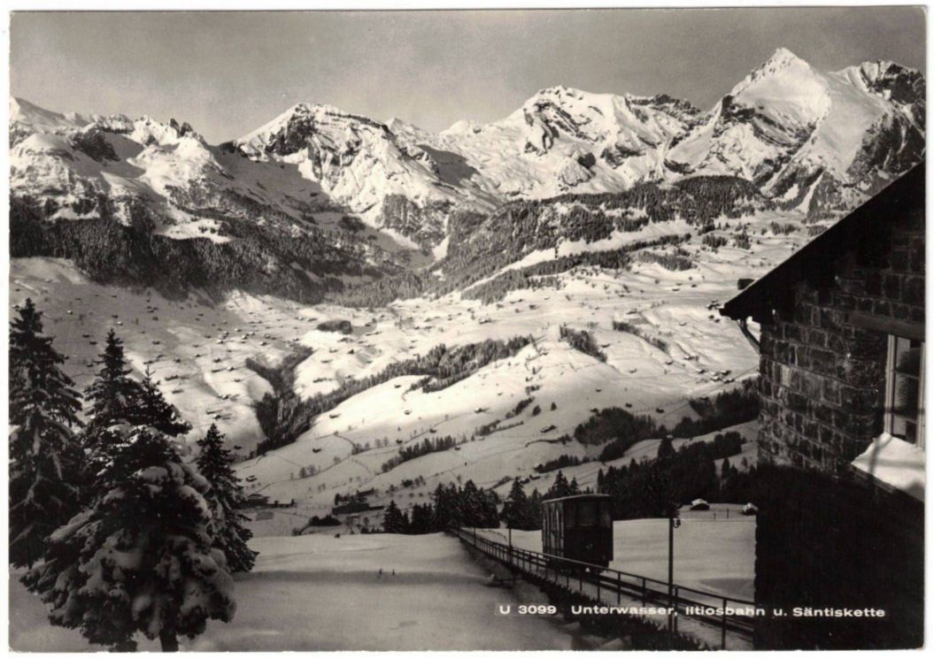 Cartoline postali: Unterwasser - Standseilbahn Iltios – Usato da Binningen venduto da Mountainrider