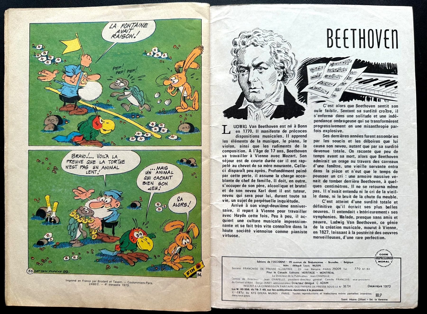 Fumetti: Popeye Nr. 89 1973 Canada 25 Cent – Usato da Seltisberg venduto da quadartswiss 1