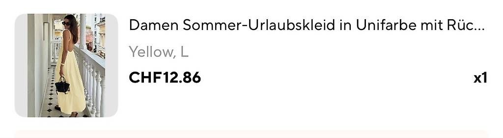 Vestiti: Gelbes Sommerkleid – Usato da Zürich venduto da lau_m68v 2