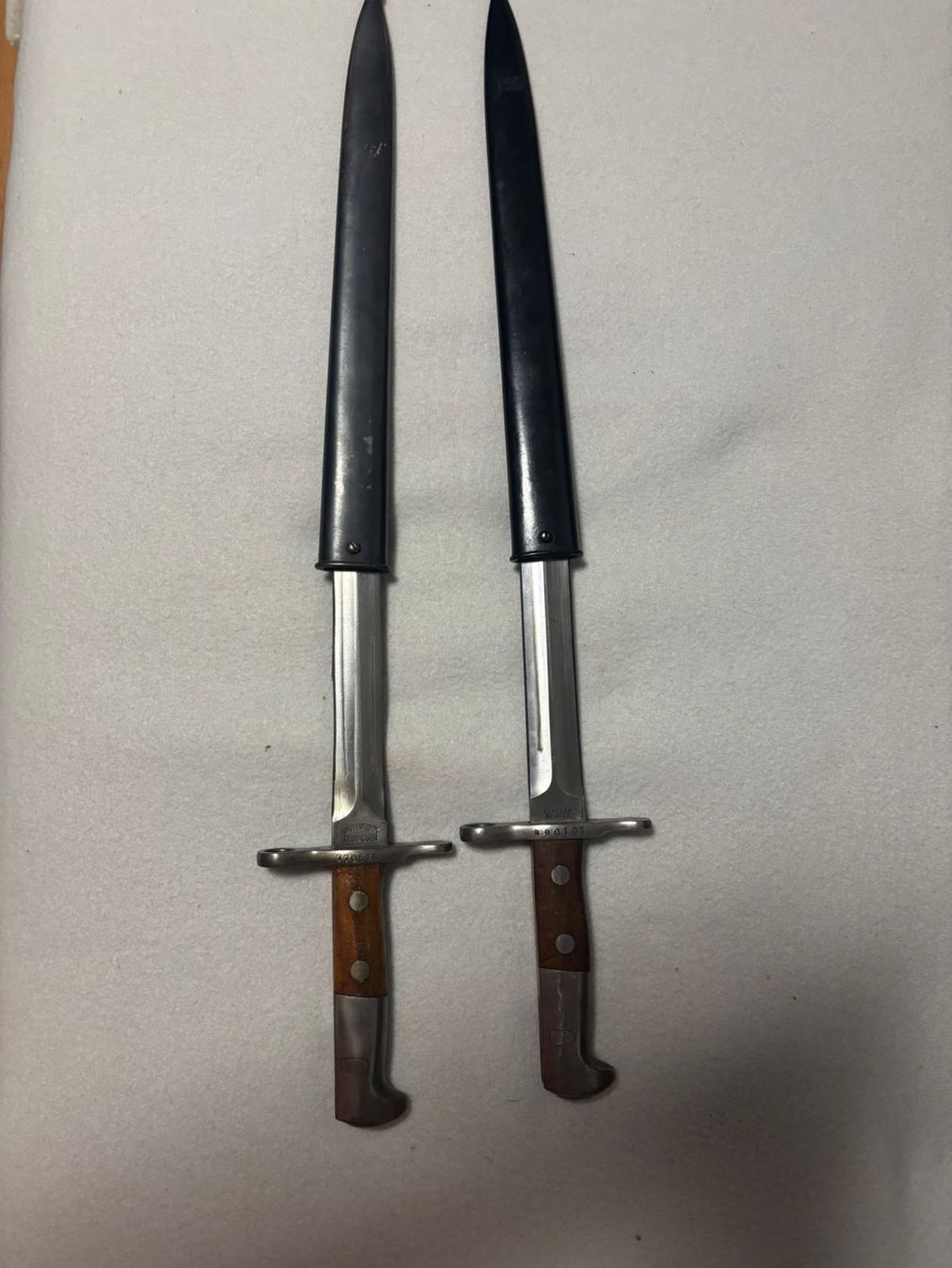 Schweizer Armee Armi bianche: 2Schweizer Bajonette 1918 – Usato da Mellingen venduto da fra_g7y8 2