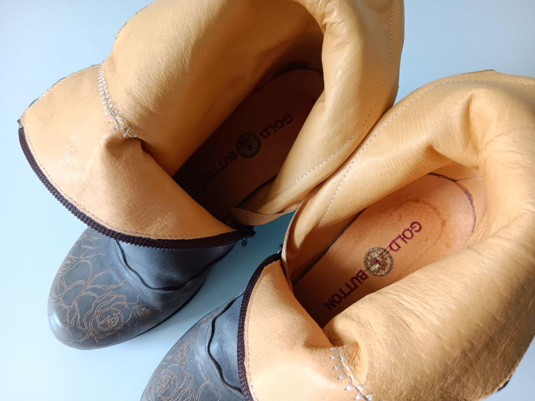 Scarpe da donna: GOLD BUTTON Bottines / Stiefeletten pointure / Nummer 35 – Usato da Cossonay-ville venduto da Super-Price-Quality 6