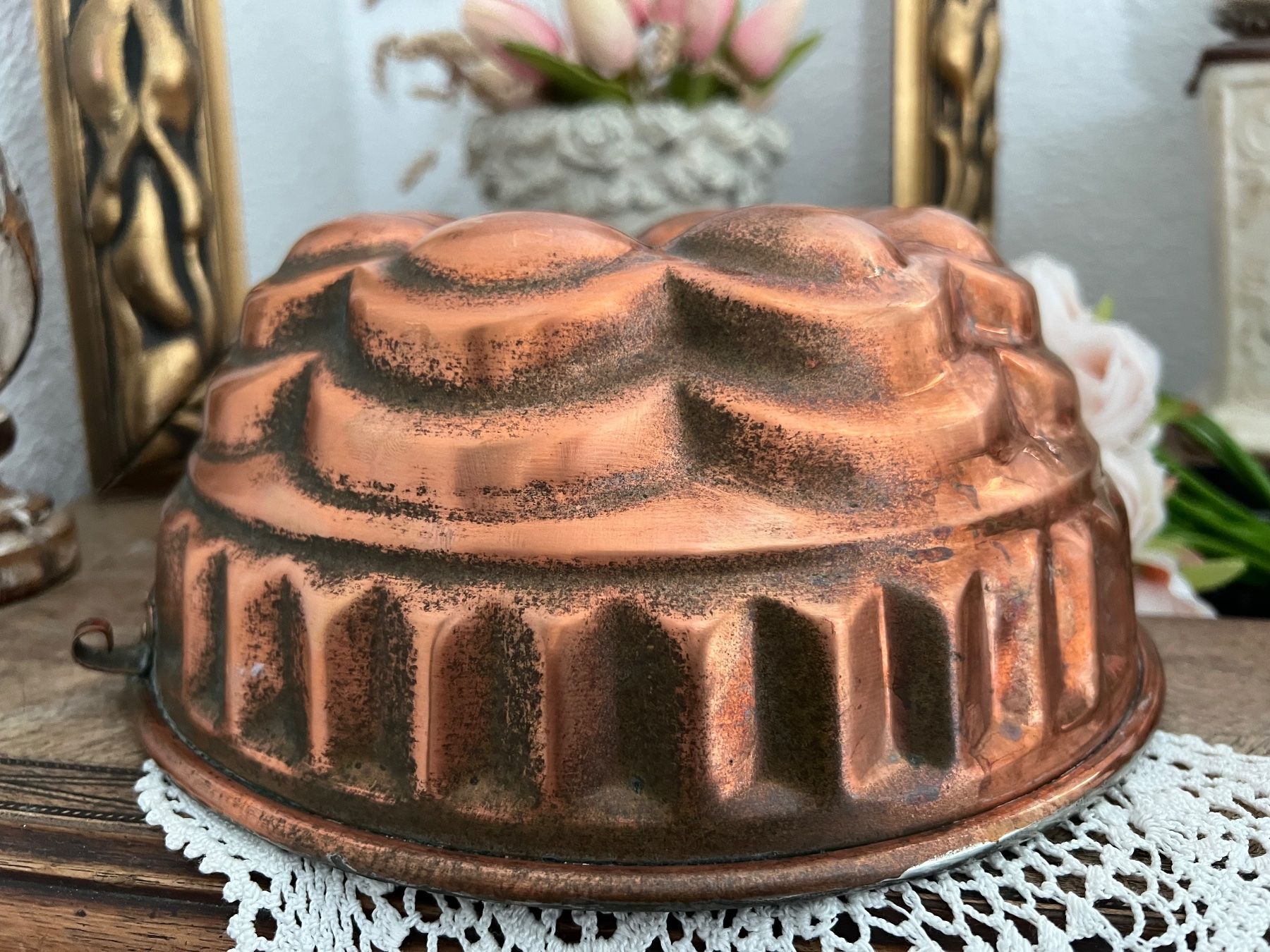 Teglie da forno: Grosse, alte Guggelhopf - Kupfer – Usato da Walzenhausen venduto da Cerna007 2