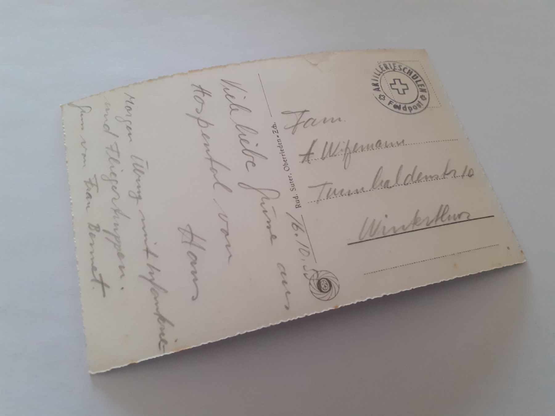 Cartoline postali: HOSPENTAL - FELDPOST - 1950 – Difettoso da Winterthur venduto da Ornyx7 1