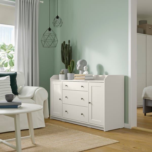 Ikea Cassettiere: Sideboard Hauga weiss 140x84 cm – Usato da Liestal venduto da esr_9y9c 1