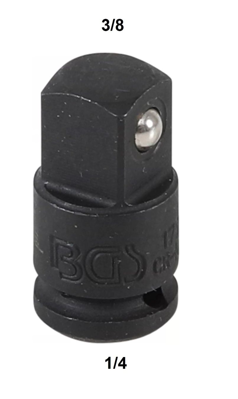 Tutti gli attrezzi: Kraft-Steckschlüssel-Adapter, (1/4") -  (3/8") – Nuovo e nell'imballaggio originale da Dietikon venduto da KFZ-Spezialwerkzeuge