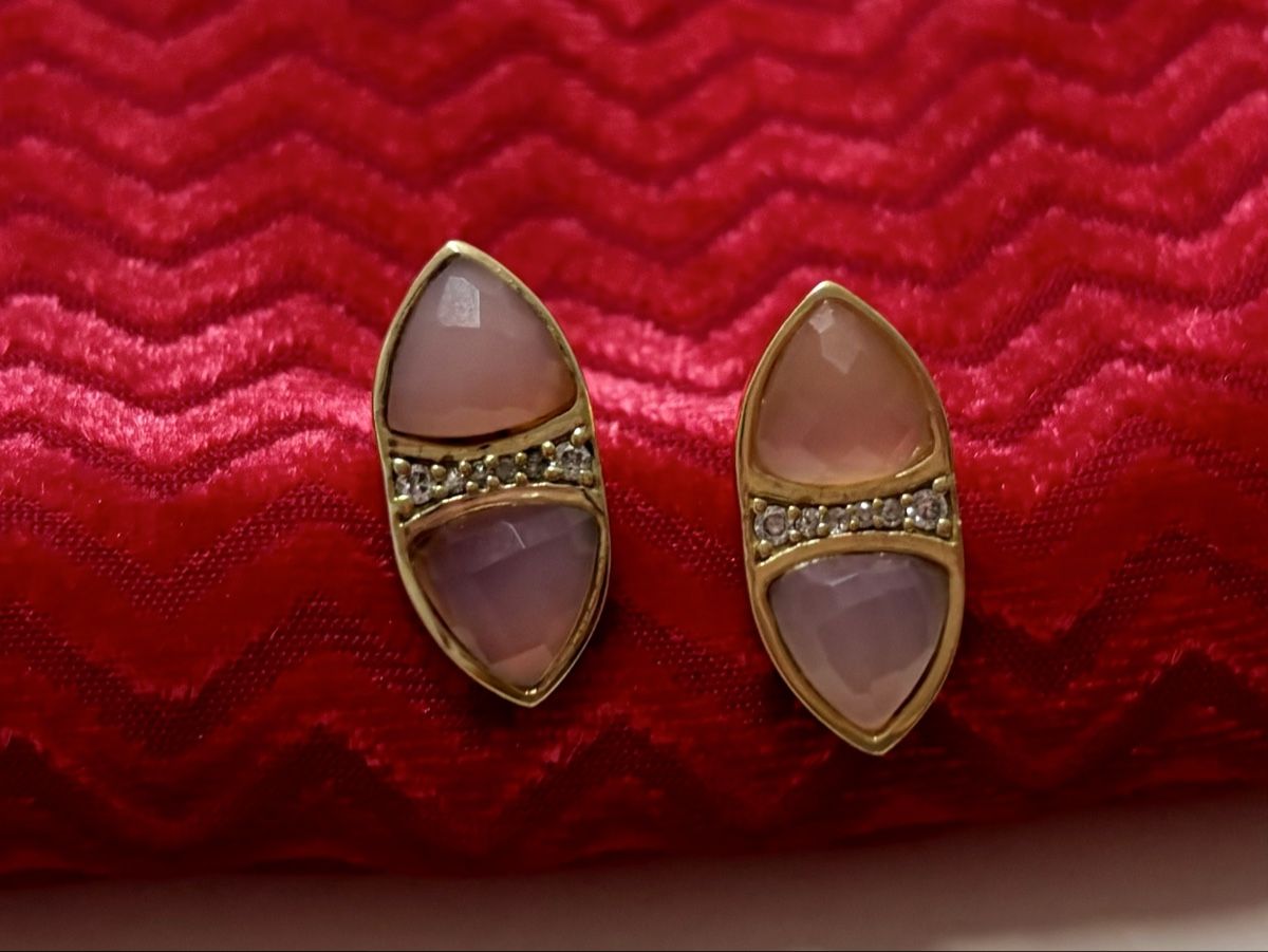 Boucles d'oreille: Ohrstecker Goldfarben mit Steinen – D'occasion à Baden par Tiffany6878 5