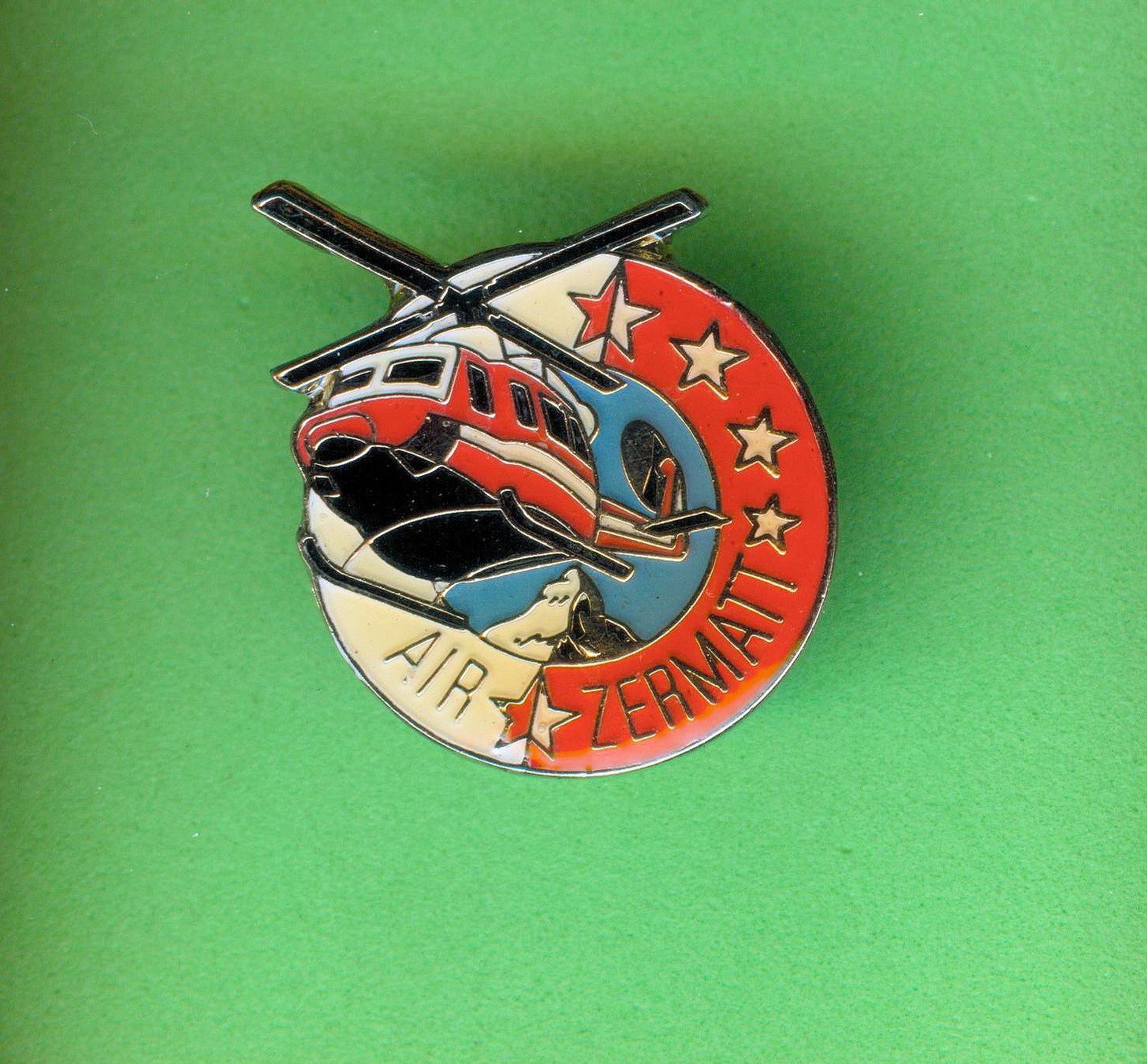 Rega Placchette & Badge: AIR ZERMATT  Helikopter – Usato da Winterthur venduto da Sammleroase