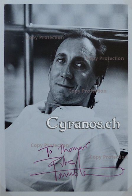 Autografi: Pete Townshend (1945) Sänger - Autogramm – Usato da Dietikon venduto da cyranos1