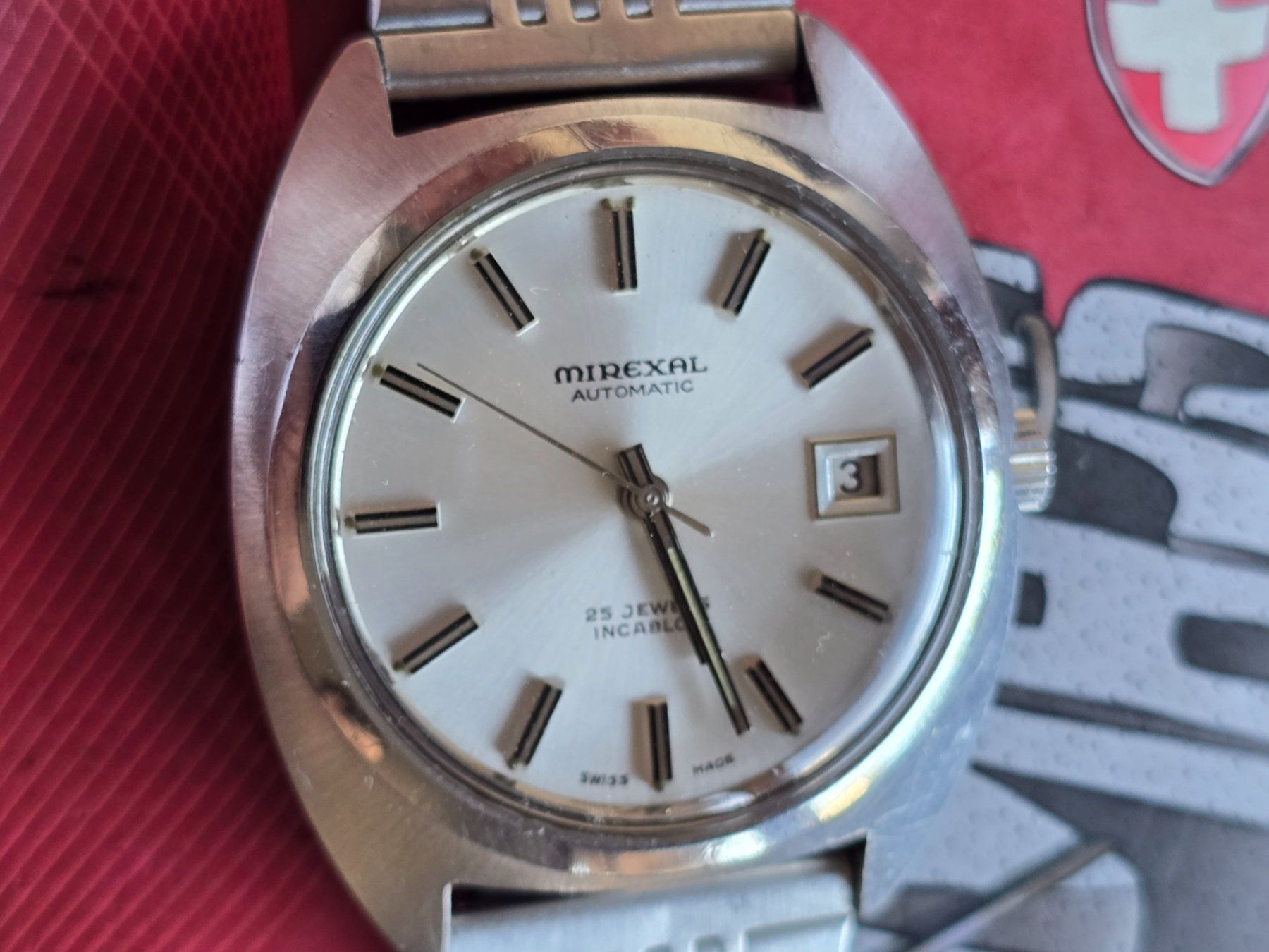 Mirexal Uhren: 28 Mirexal Automatic  Date 25 Jewels – Gebraucht aus Muri AG von Corredor 2