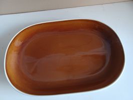 RÖSSLER Große Platte karamellfarbene C38
