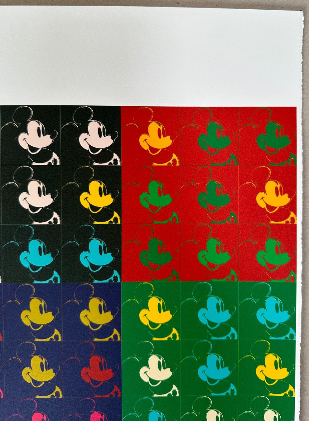 Gemälde: Andy Warhol: Multiple Mickey Mouse 28/100 – Neu (gemäss Beschreibung) aus Meilen von Smgdesign 5
