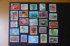 CH - Marken - Vollstempel - 25 Stück diverse