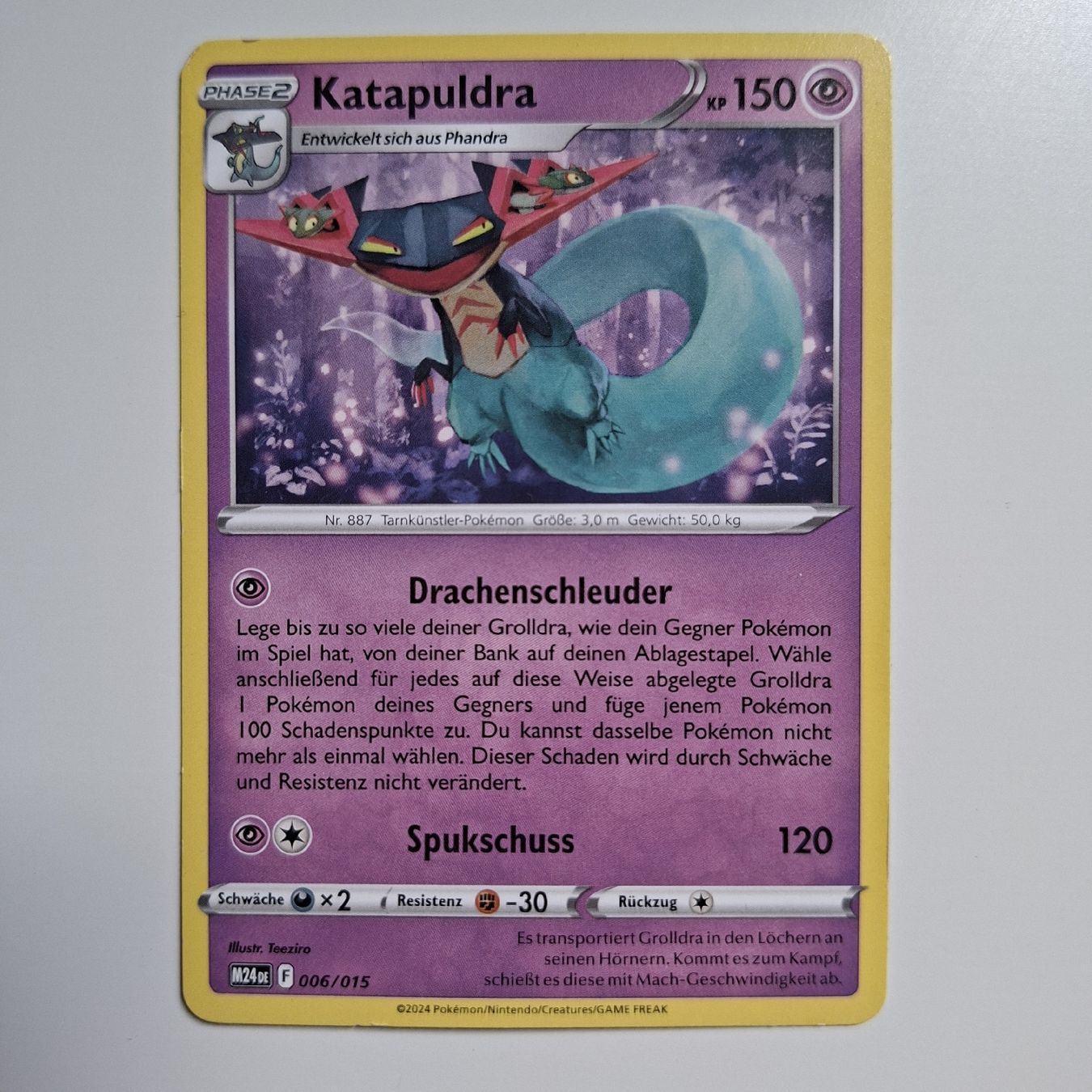 Pokémon Carte collezionabili: Pokémon Katapuldra Karte M24 / 006 / 015 – Nuovo (secondo la descrizione) da Niederbuchsiten venduto da Cheasily