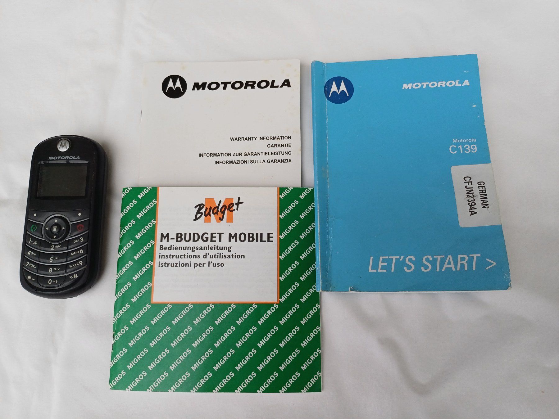 Motorola Telefoni cellulari / Smartphones: Vintage M-Budget Handy/Mobile oder Motorola C 139 – Usato da Koblenz venduto da Hans-Rudolf_S 1