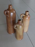 Steingutkrüge für Schnaps, antik