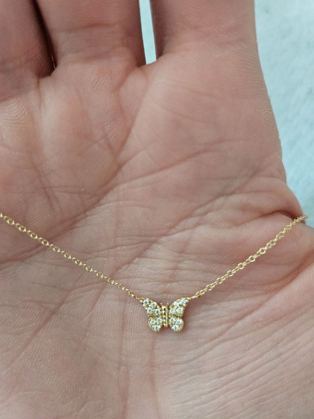 Catenine: Diamant Schmetterling Kette – Nuovo e nell'imballaggio originale da Bassersdorf venduto da Sofia2112