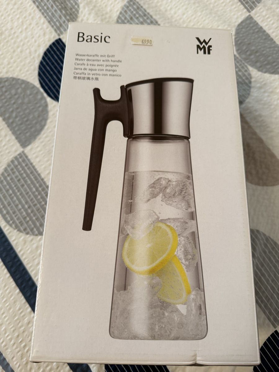 WMF Caraffe: NEU***WMF WASSERKARAFFE mit GRIFF*** – Nuovo e nell'imballaggio originale da Zürich venduto da Ceca52