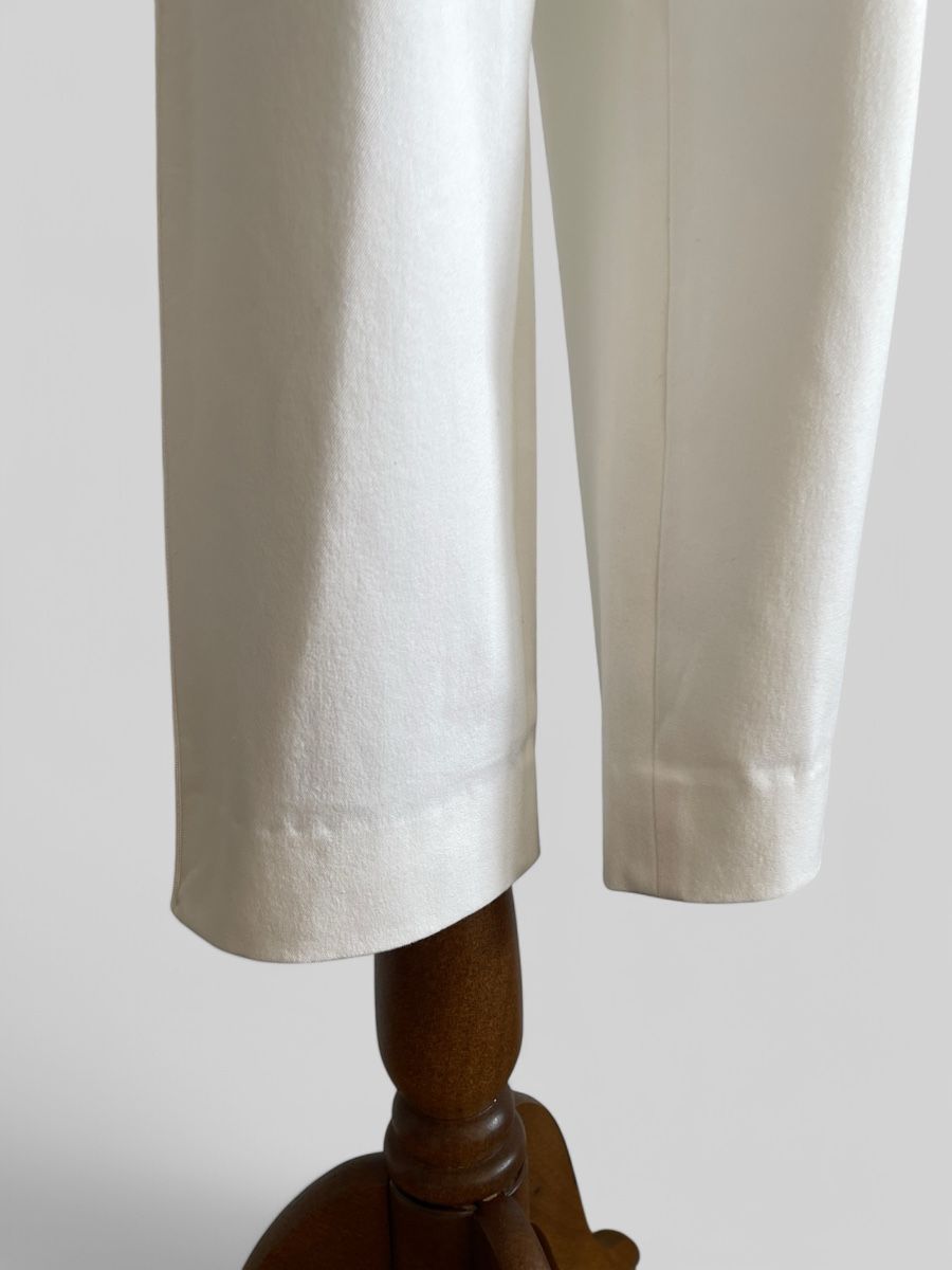 Globus Pantaloni: GLOBUS ESSENTIALS Hose Gr. 38 / Weiss – Usato da Zürich venduto da Recode.Fashion 3