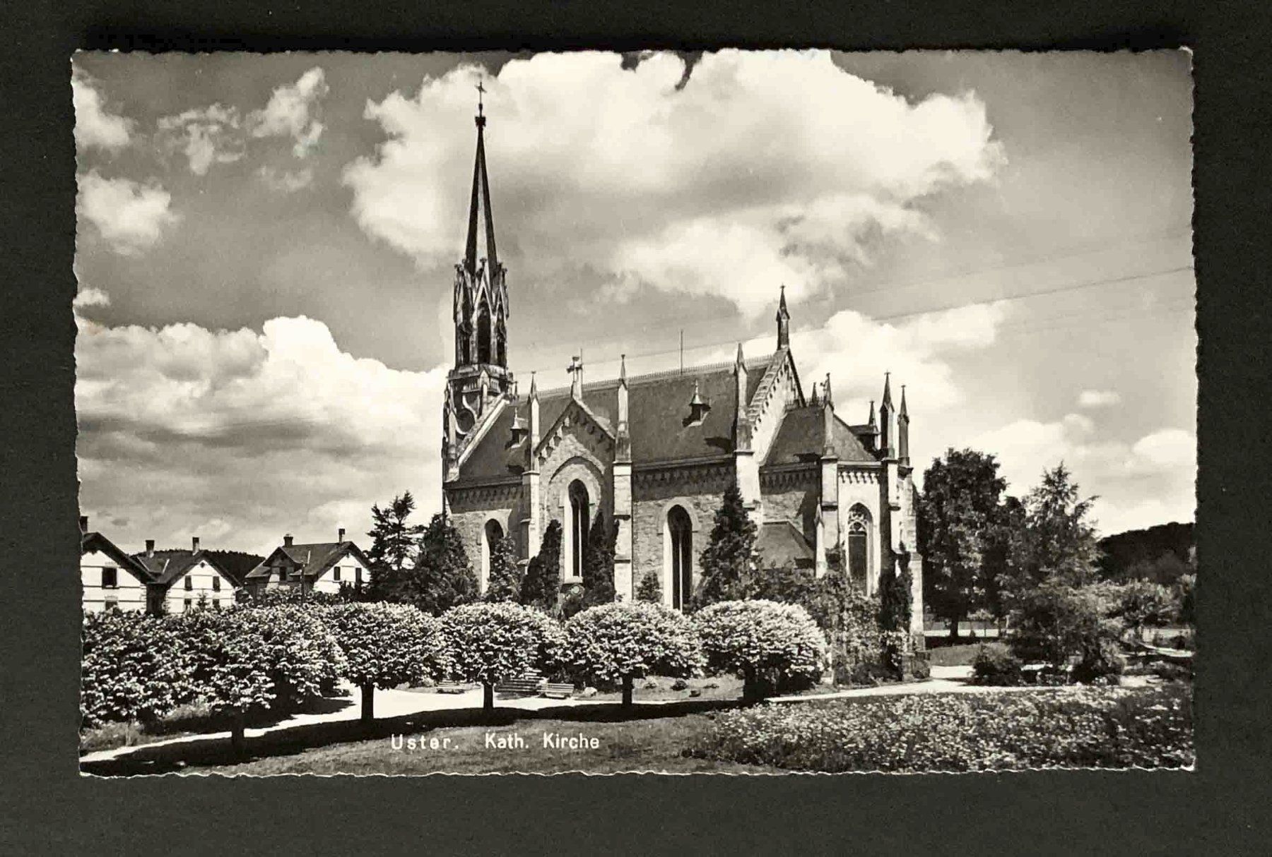 Cartoline postali: AK Uster Kath Kirche – Usato da Goldau venduto da artelier1