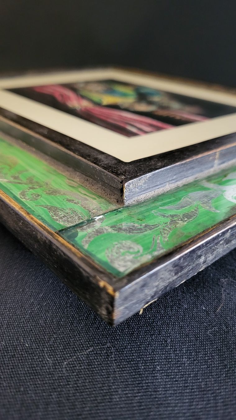 Dipinti: Original-Bild mit speziellem Rahmen, signiert – Usato da Basel venduto da spinne02 5