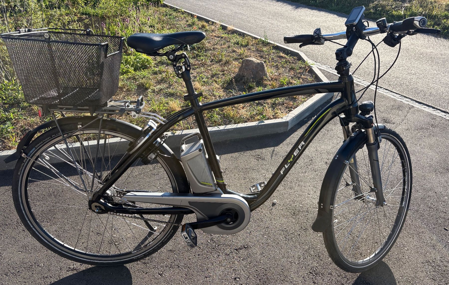Flyer Biciclette: Herren e-Bike Flyer T11 (2015) mit 2 Akkus – Usato da Pfäffikon SZ venduto da Smile6870