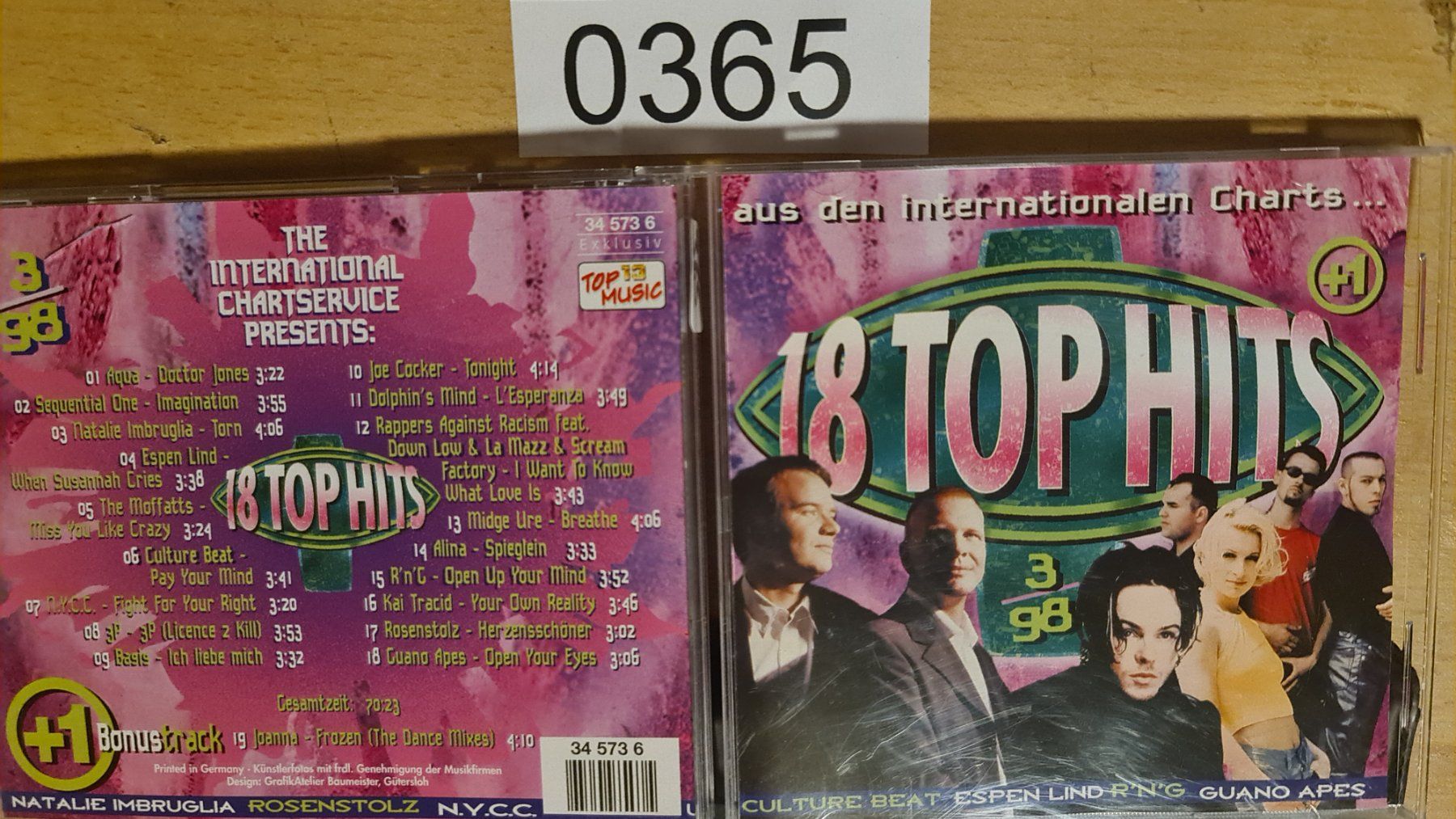 CD: 18 Top Hits 98 CD – Usato da Dintikon venduto da Vexi
