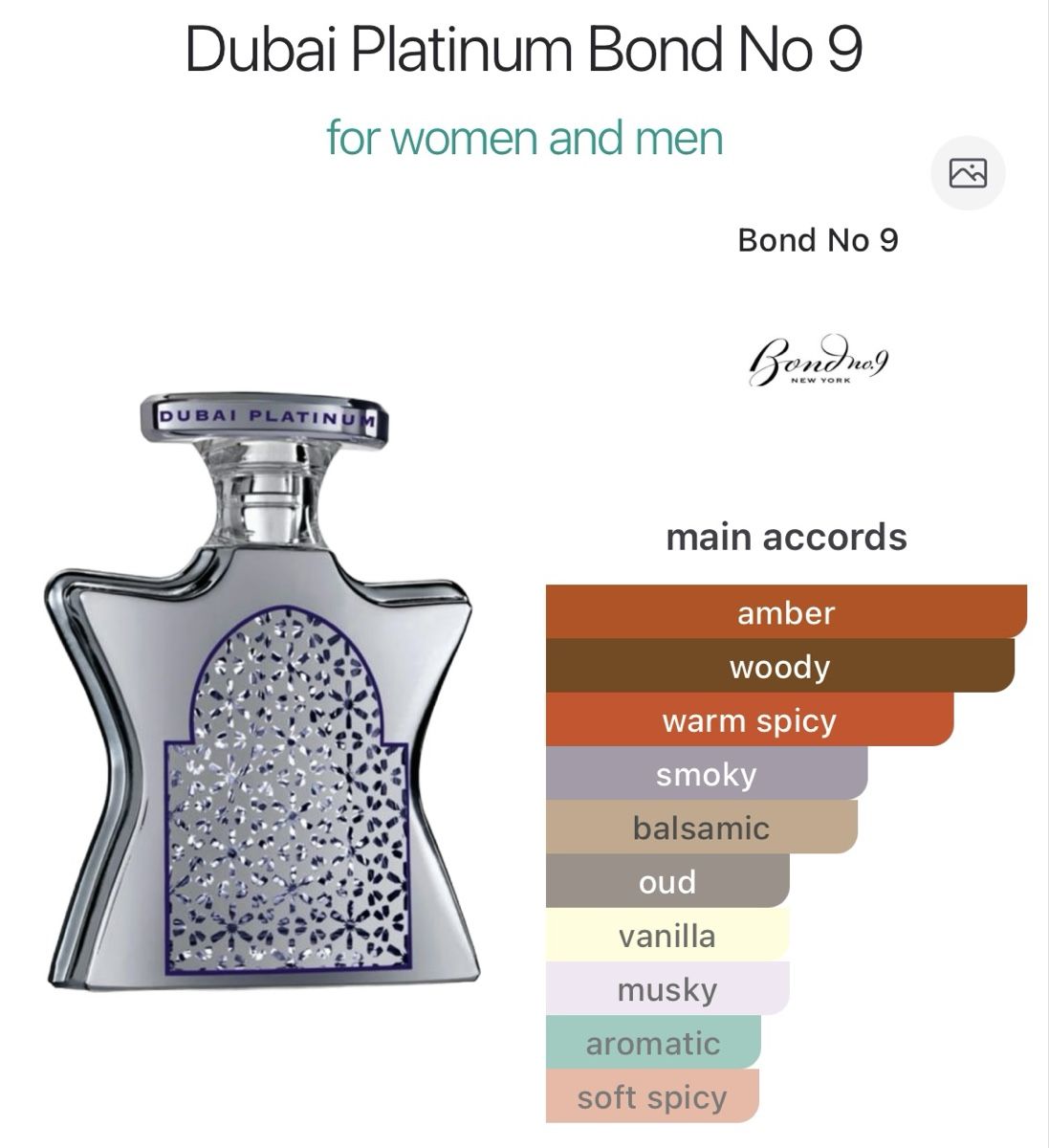 Profumi & Eau de Toilette: EDP Dubai Platinum by Bond No.9 decant – Usato da Genève venduto da StaceyH 1