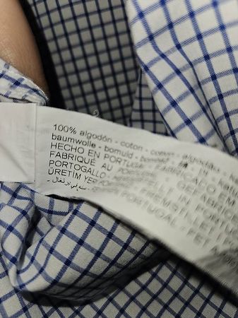 Zara Kariertes Hemd XL 44 Slim Fit