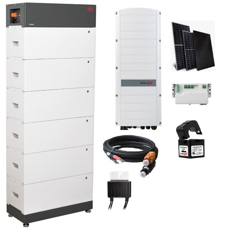 BYD + SolarEdge B-BOX LVS 24.0 (24 kWh)+ SE10K-RWS HYBRID (Neu und ...