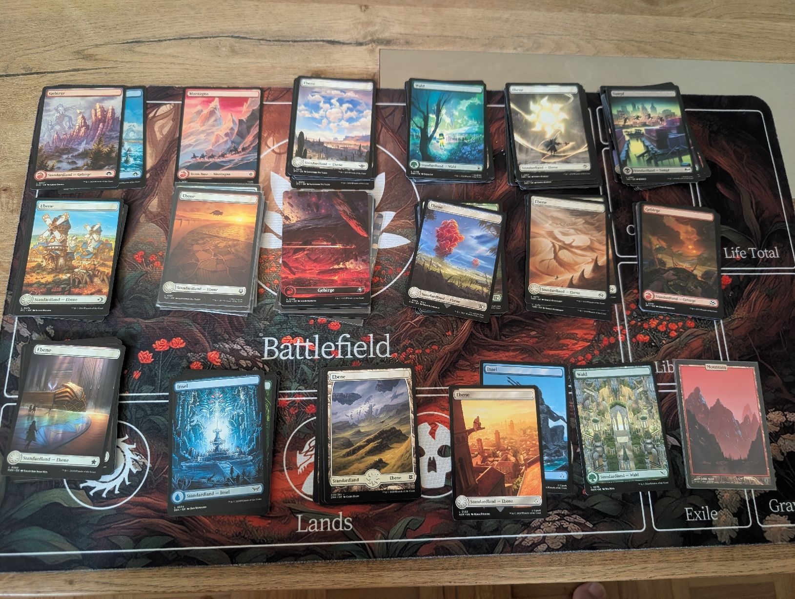 Magic The Gathering Sammelbilder & Trading cards: MTG Fullart Länder – Gebraucht aus Oeschgen von cyr_ww2x
