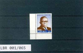 LIBERIA 1 BRIEFMARKE POLITIKER