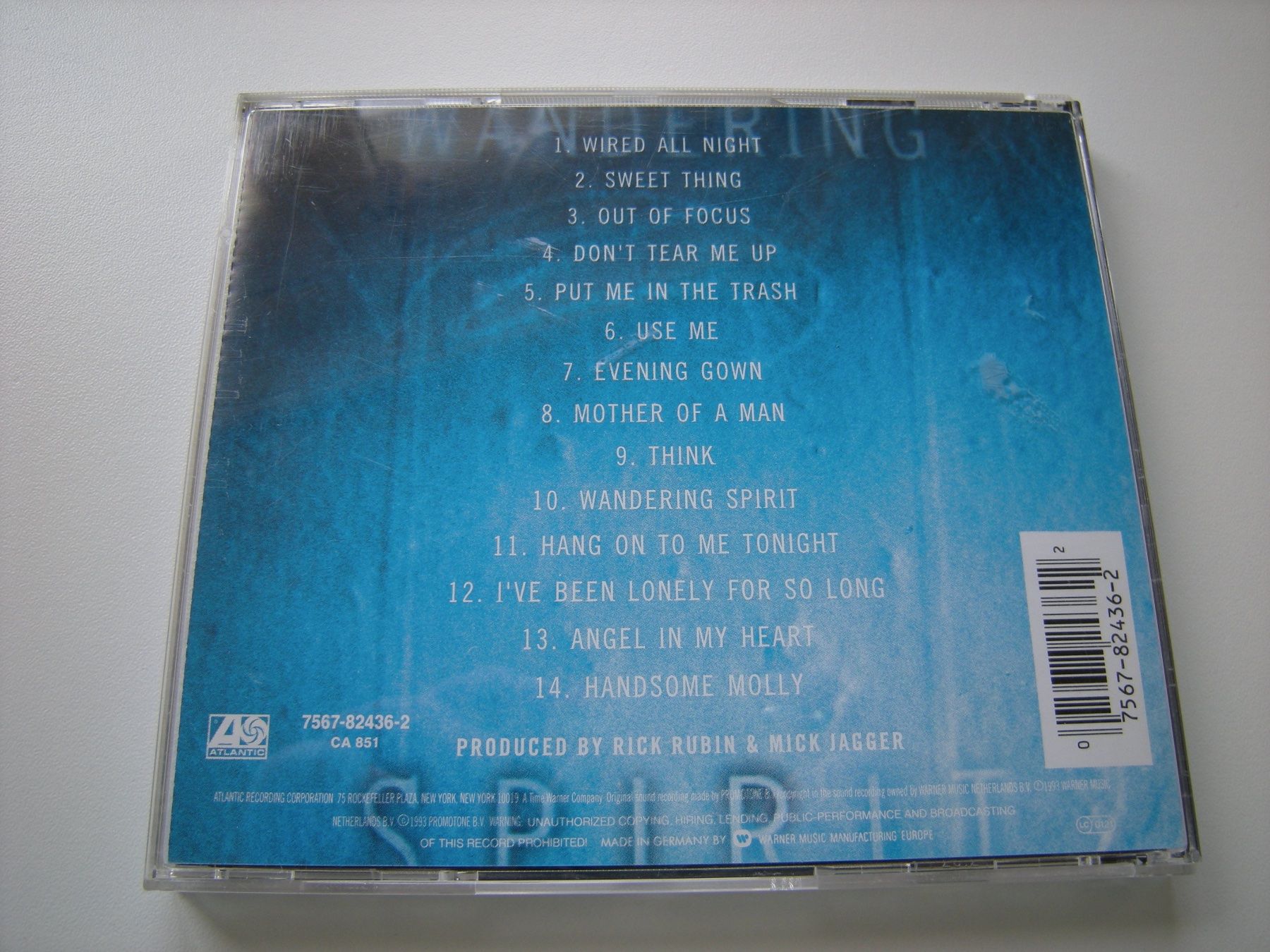 CD: MICK JAGGER - Wandering Spirit – Usato da Basel venduto da Ceebee62 1