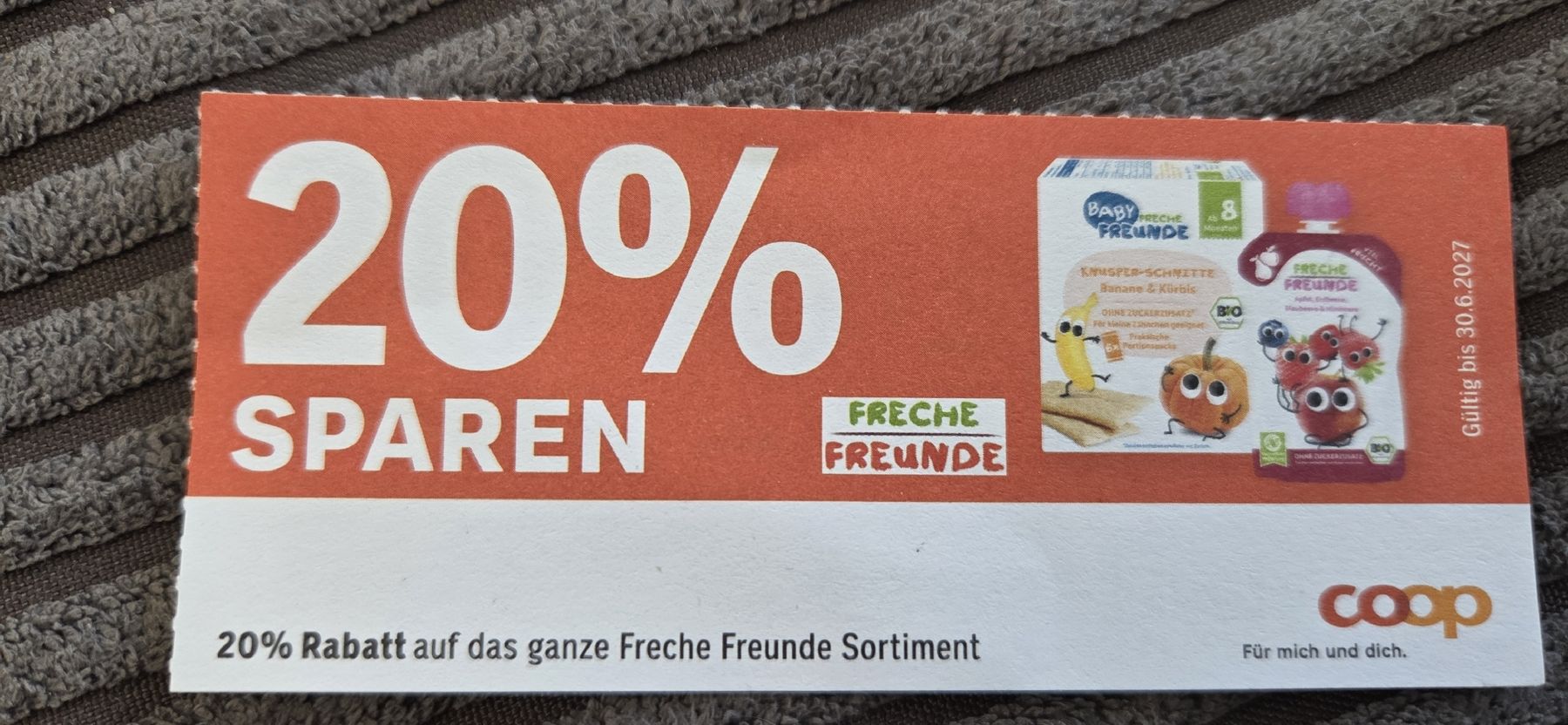 Buoni: Coop Gutschein 20% Rabatt Freche Freunde Sortiment – Nuovo (secondo la descrizione) da Uttigen venduto da TomTom_
