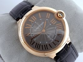 CARTIER BALLON BLUE 18K EXTRA FLAT 3661 HANDAUFZUG LUXUSUHR