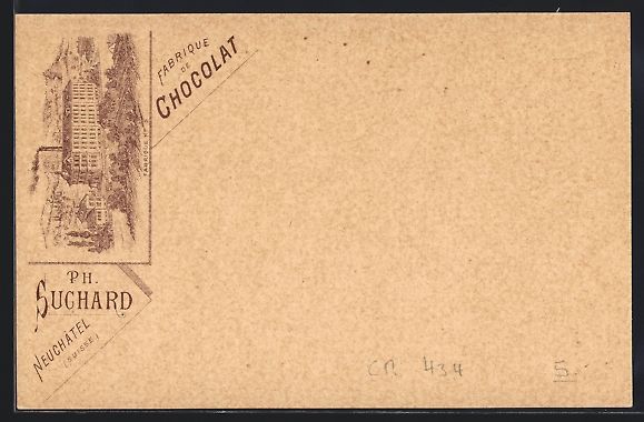Cartes postales: Litho Neuchâtel, Ph. Suchard, Fabrique  – D'occasion à Berlin par bartko-reher