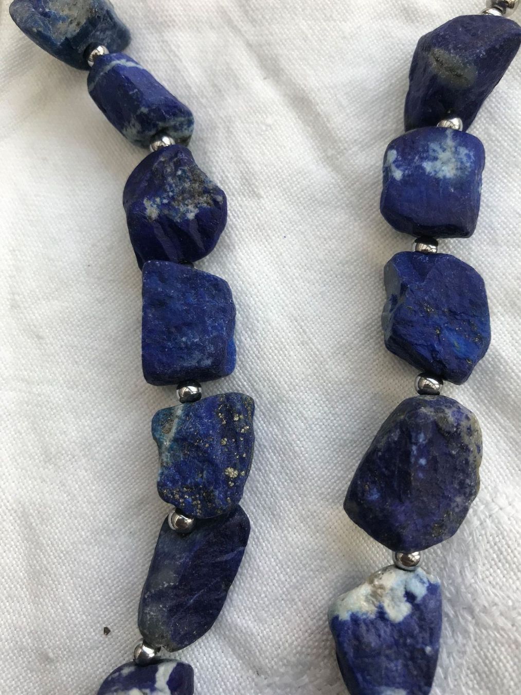 Catenine: Kette Lapislazuli, Einzelanfertigung, – Nuovo e nell'imballaggio originale da Bern venduto da antigua13 2