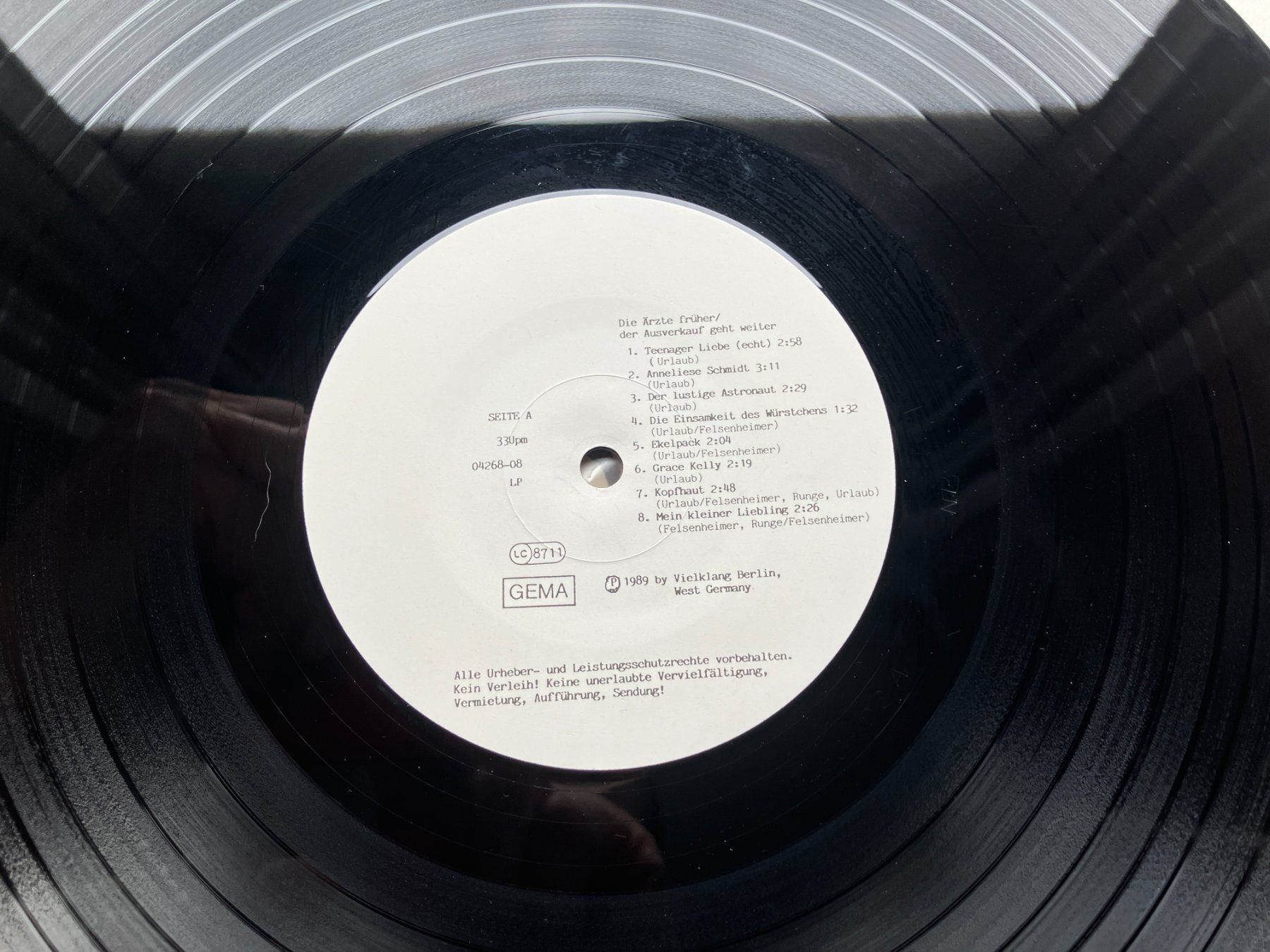 Vinyles: Die Ärzte – D'occasion à Aarwangen par Jukebox3 5