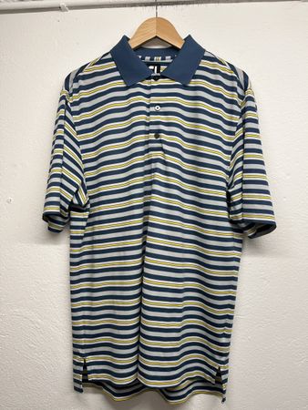 FootJoy Polo Shirt XXL Striped Golf Shirt Summer Ready!