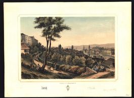 Zürich Tonlithographie sehr selten