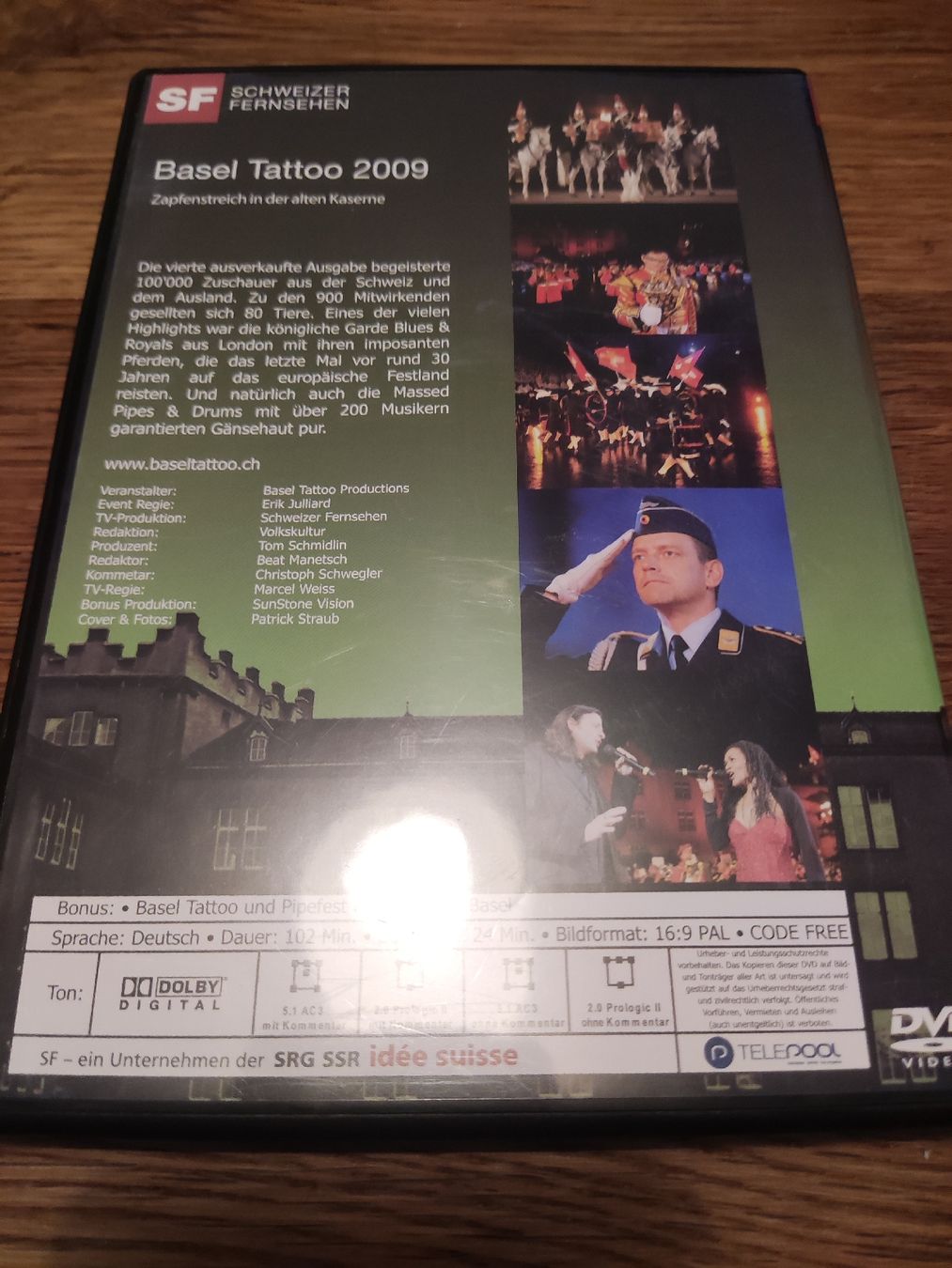 Tutti i DVDs: SF - Basel Tattoo (2009) – Usato da Oberembrach venduto da giu_7ksd 1