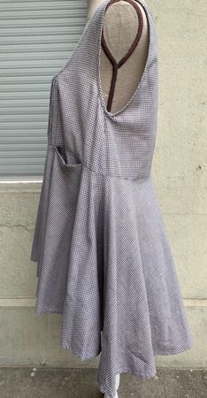 Superbe tunique EWA I WALLA 100%coton carreaux moderne t.M