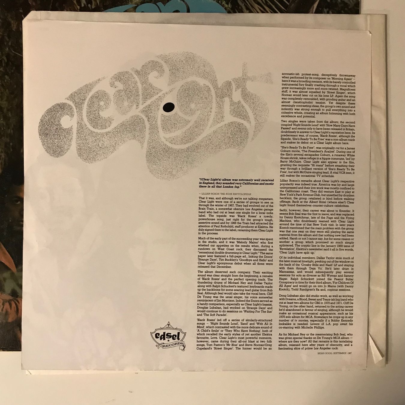 Vinyles: Clear Light - Same – D'occasion à Aesch BL par BlueMusicRecords 3