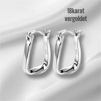 Wunderschöne Ohrring mit 18k v. Garantie
