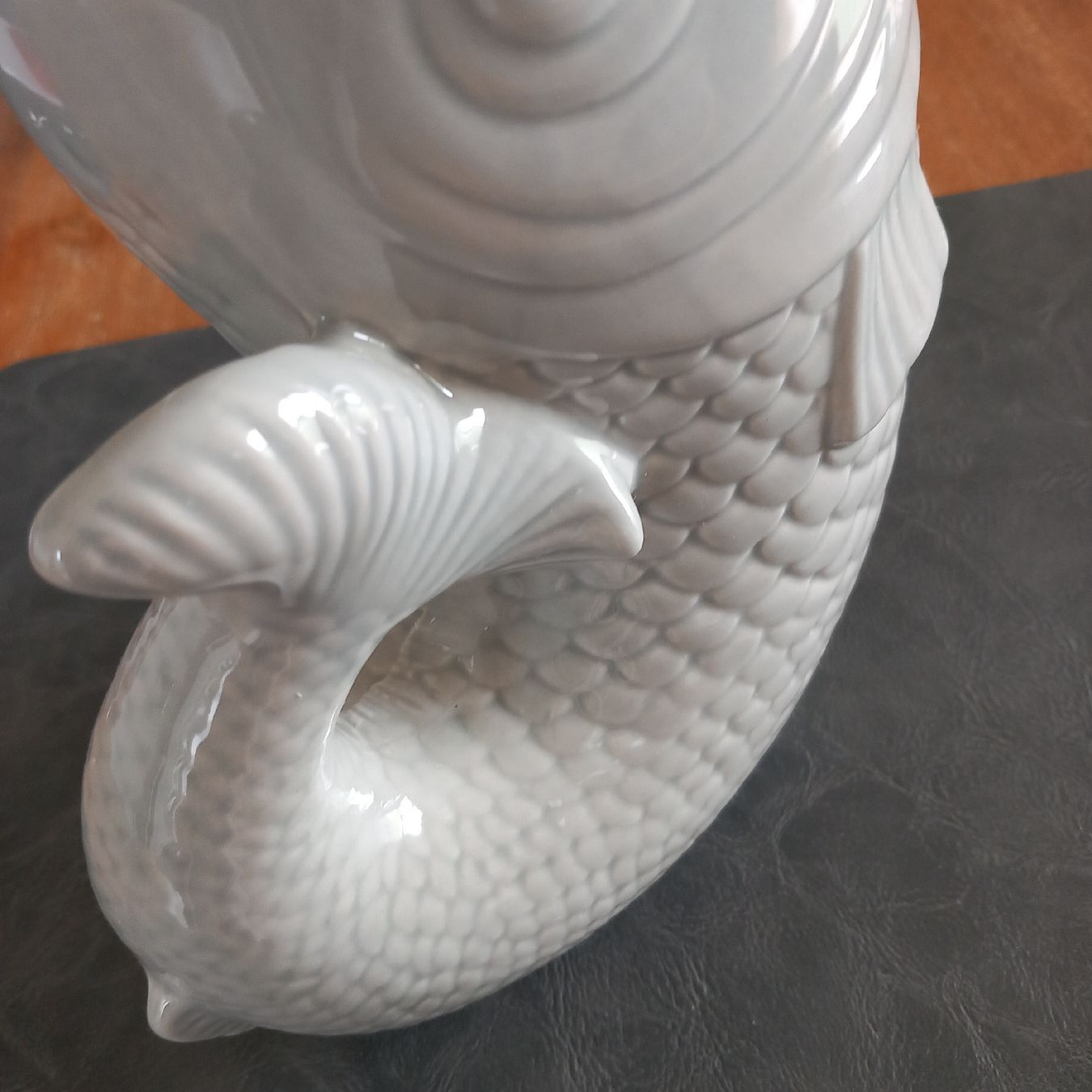 Vasen & Gefässe: Tolle Hellgraue Fisch Vase /  Keramik – Neu (gemäss Beschreibung) aus Aegerten von gismolini 5