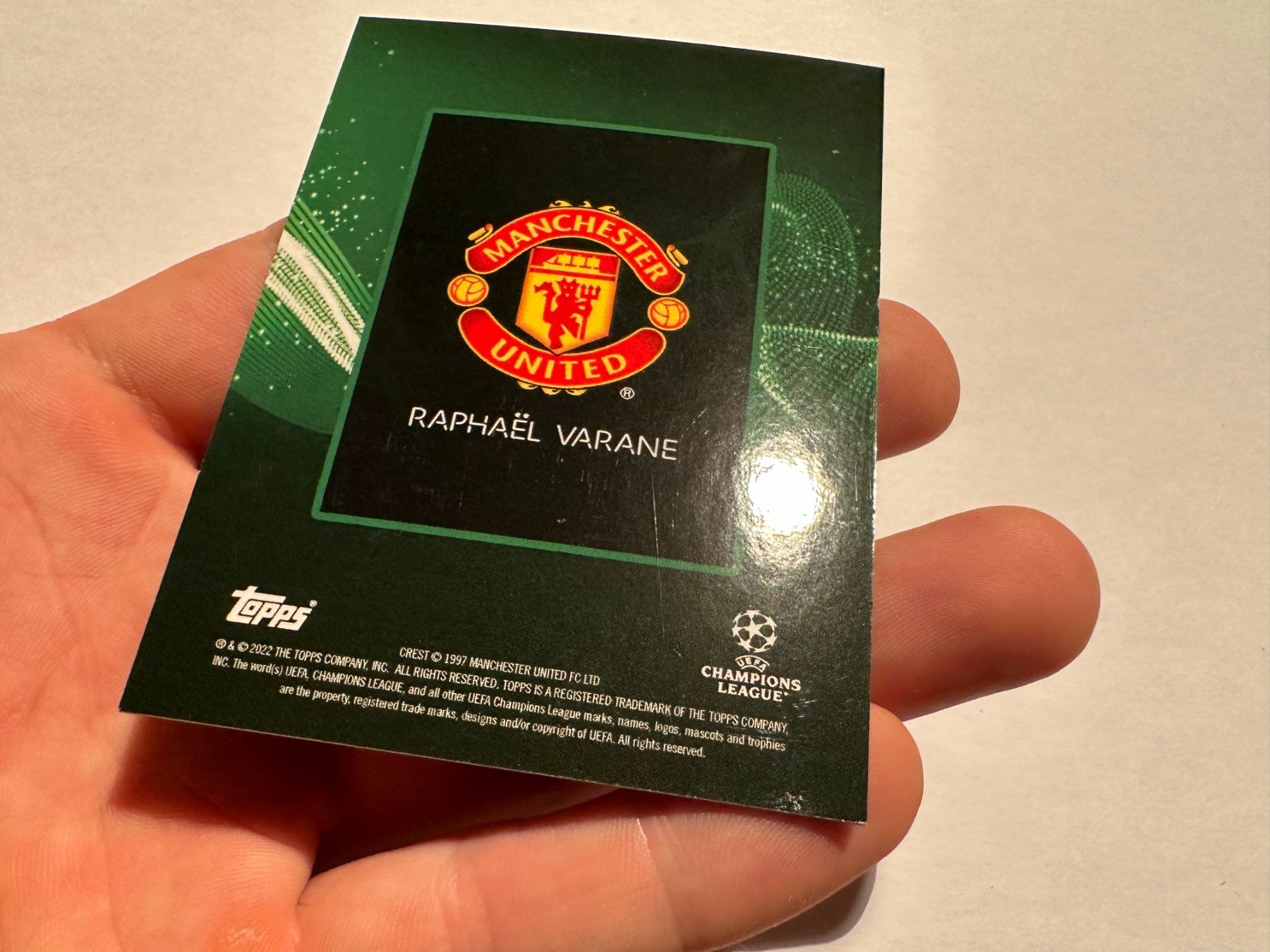 Panini Carte collezionabili: 2022 Topps Knockout Raphael Varane /99 – Usato da Hagendorn venduto da Pokecollectorch 4