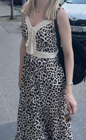 Sommerkleid Gr. XS Leo-Print 🐆